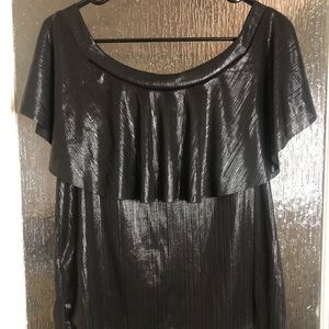 Black Shimmer Top